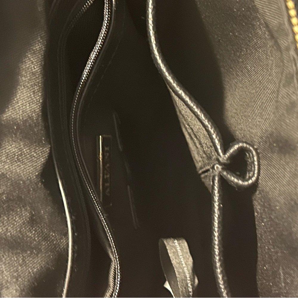 Alfani Black Leather Backpack - Picture 14 of 14